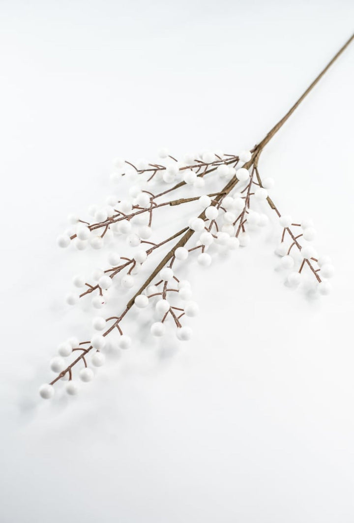 White Berry Spray - 28" - Greenery MarketB1719W