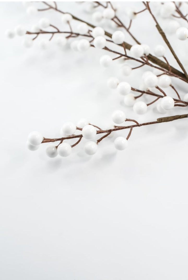White Berry Spray - 28" - Greenery MarketB1719W