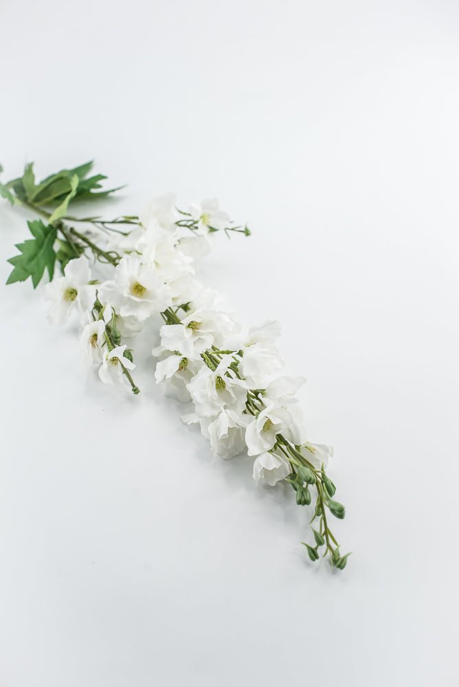 White Delphinium Spray - Real Touch - Greenery MarketMTF24420 WHT