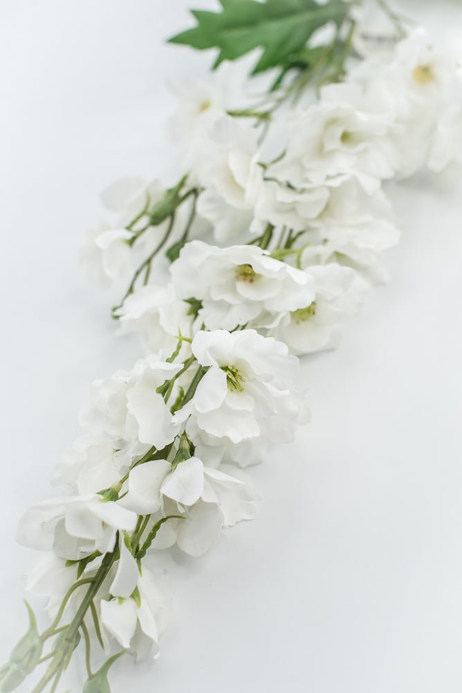White Delphinium Spray - Real Touch - Greenery MarketMTF24420 WHT