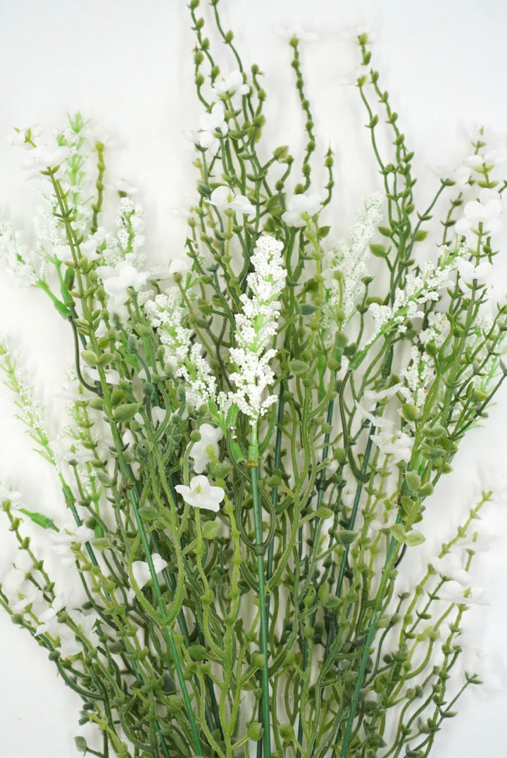White filler flower with babies breath - Greenery Marketartificial flowers30356wt