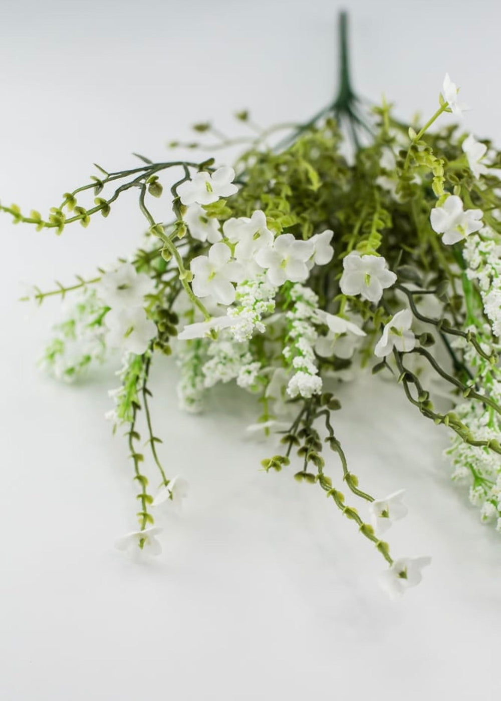 White filler flower with babies breath - Greenery Marketartificial flowers30356wt