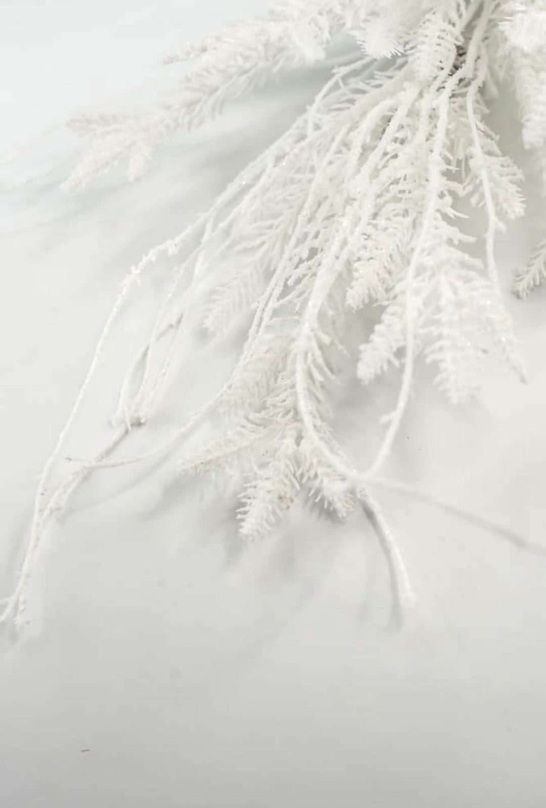 White Flocked Cedar Pick - 20" - Greenery MarketX2035W