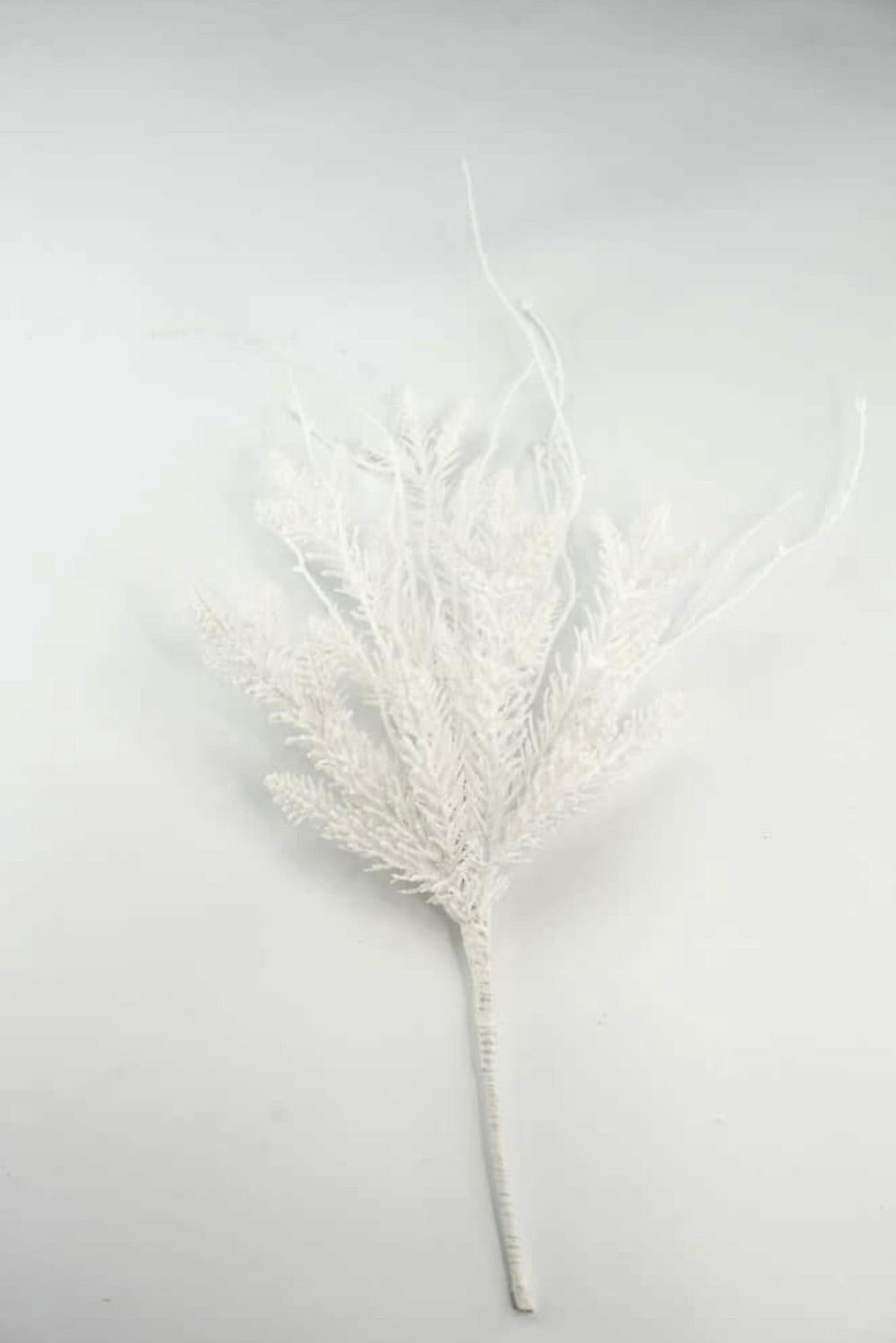 White Flocked Cedar Pick - 20" - Greenery MarketX2035W