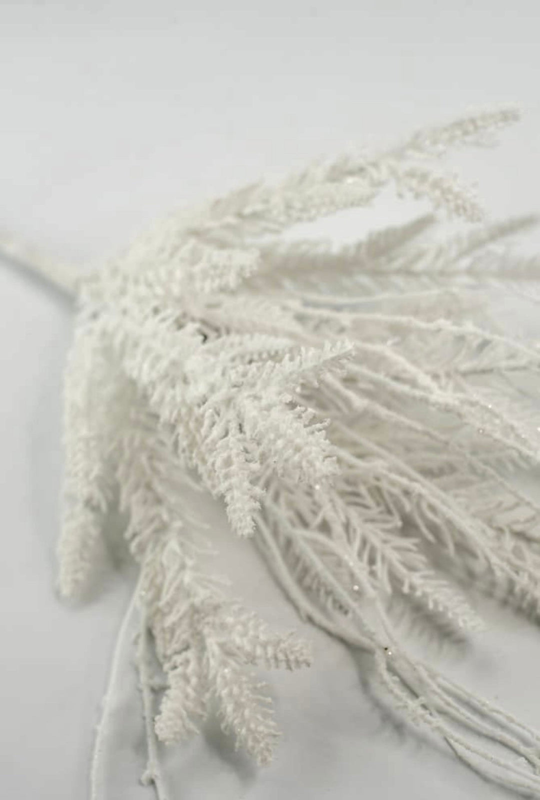 White Flocked Cedar Pick - 20" - Greenery MarketX2035W