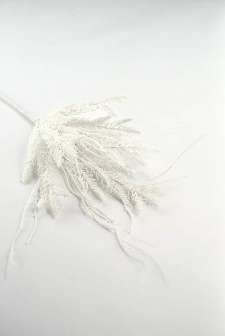 White Flocked Cedar Pick - 20" - Greenery MarketX2035W