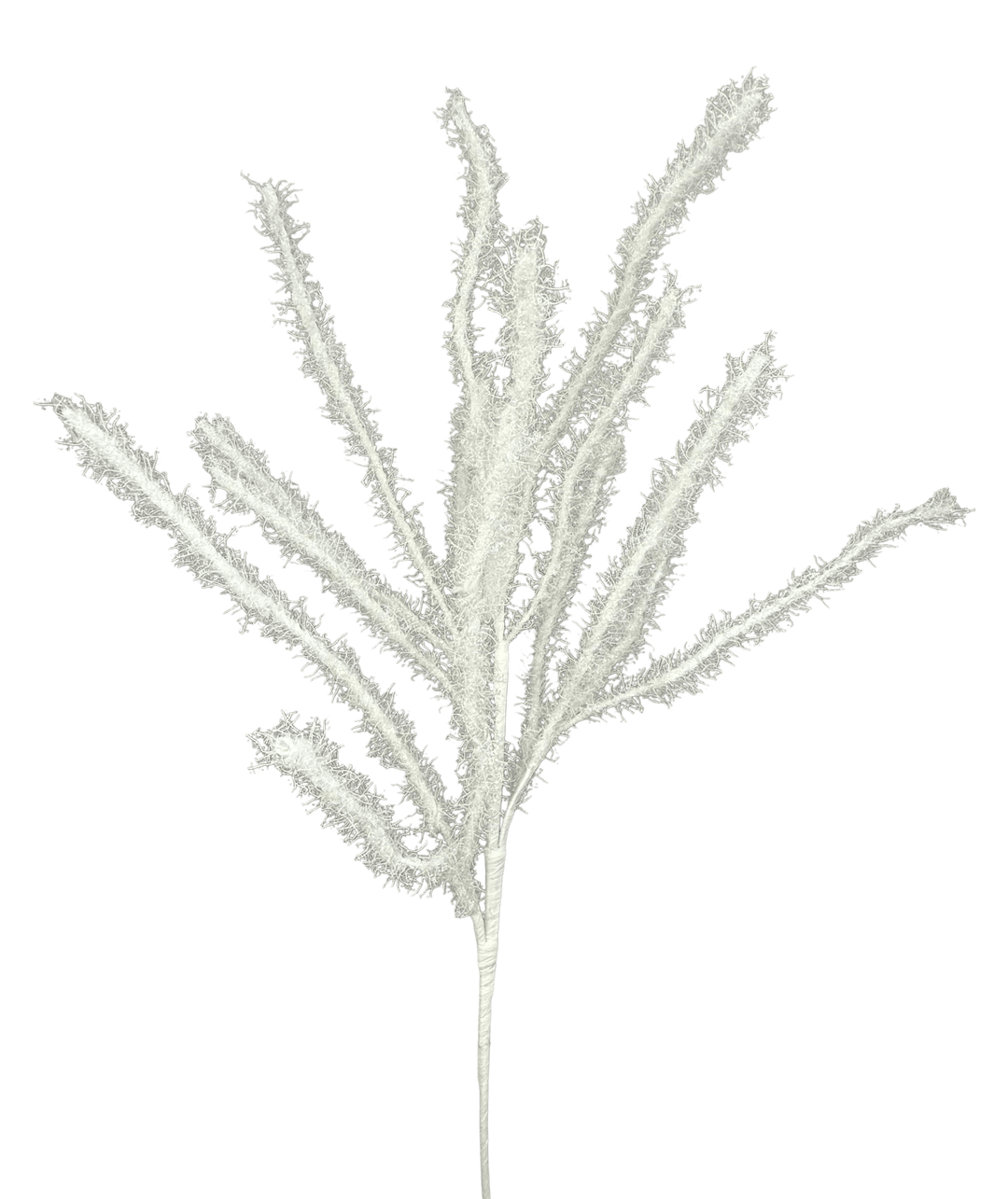 White Fuzzy Twig Spray - Greenery Market86420WT