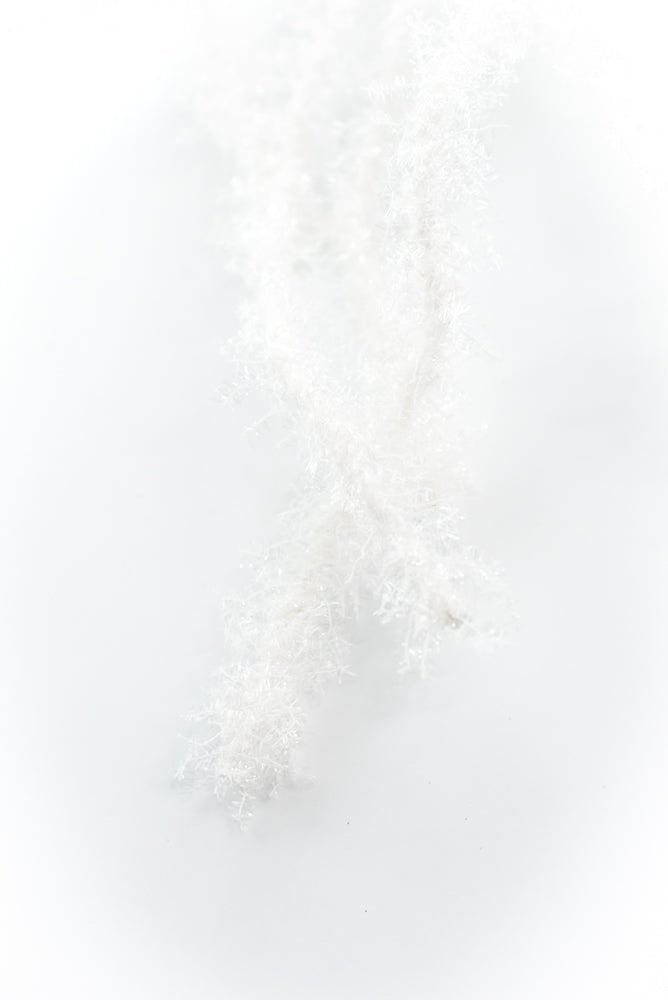 White Fuzzy Twig Spray - Greenery Market86420WT