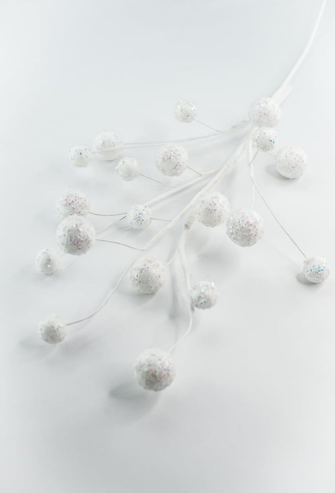 White Glitter Ball Spray - Greenery Market65309