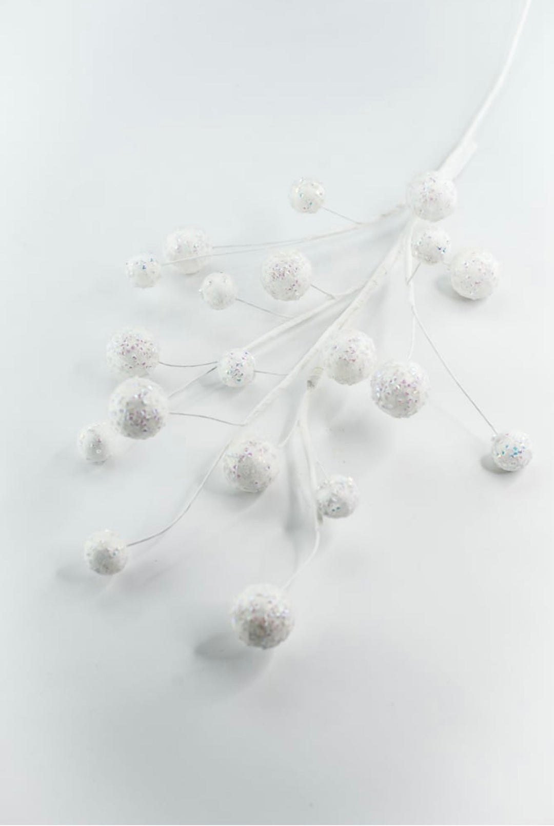 White Glitter Ball Spray - Greenery Market65309