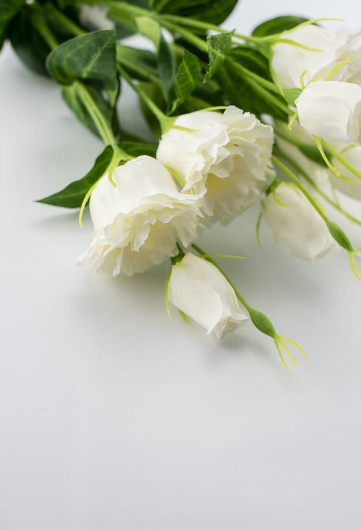 White lisianthus bundle - Greenery Market27042