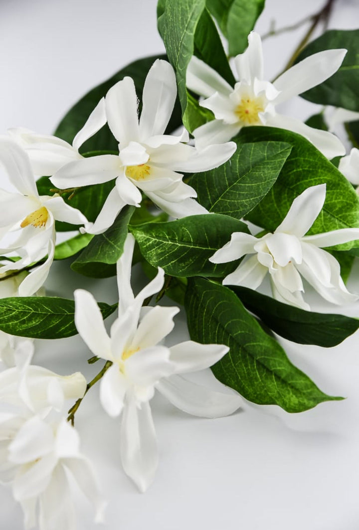 White magnolia artificial flower spray - Greenery MarketArtificial Flora84259-CR