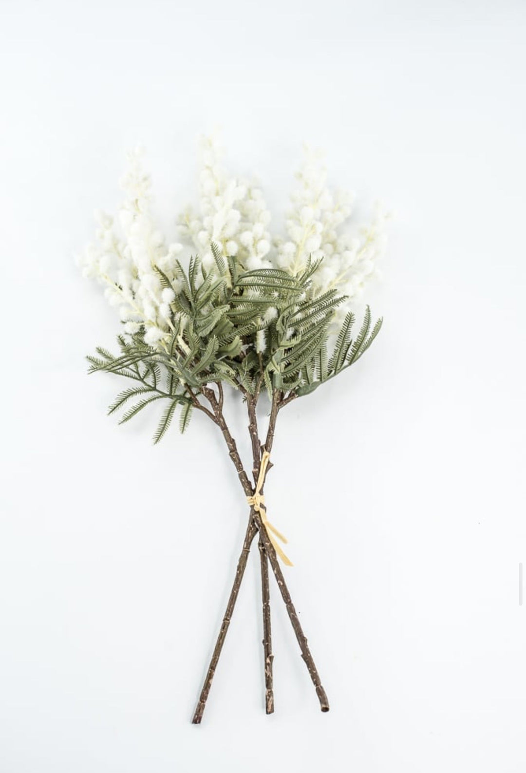 White Mimosa Bundle - 15" - Greenery Market6470W