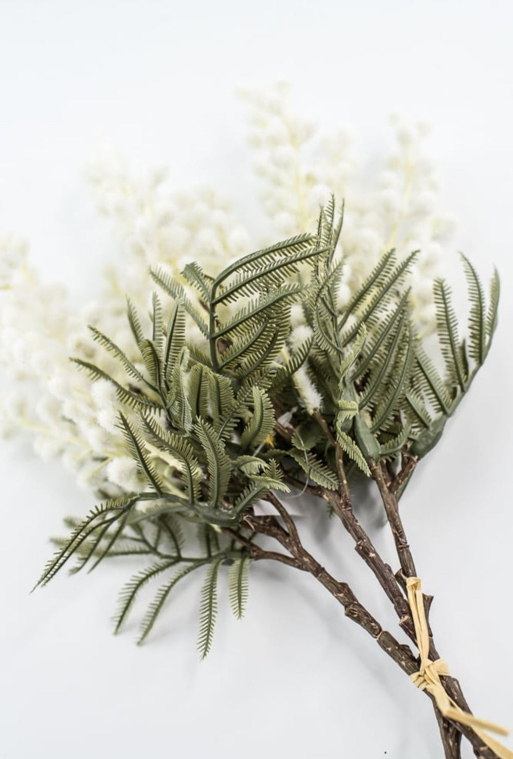 White Mimosa Bundle - 15" - Greenery Market6470W