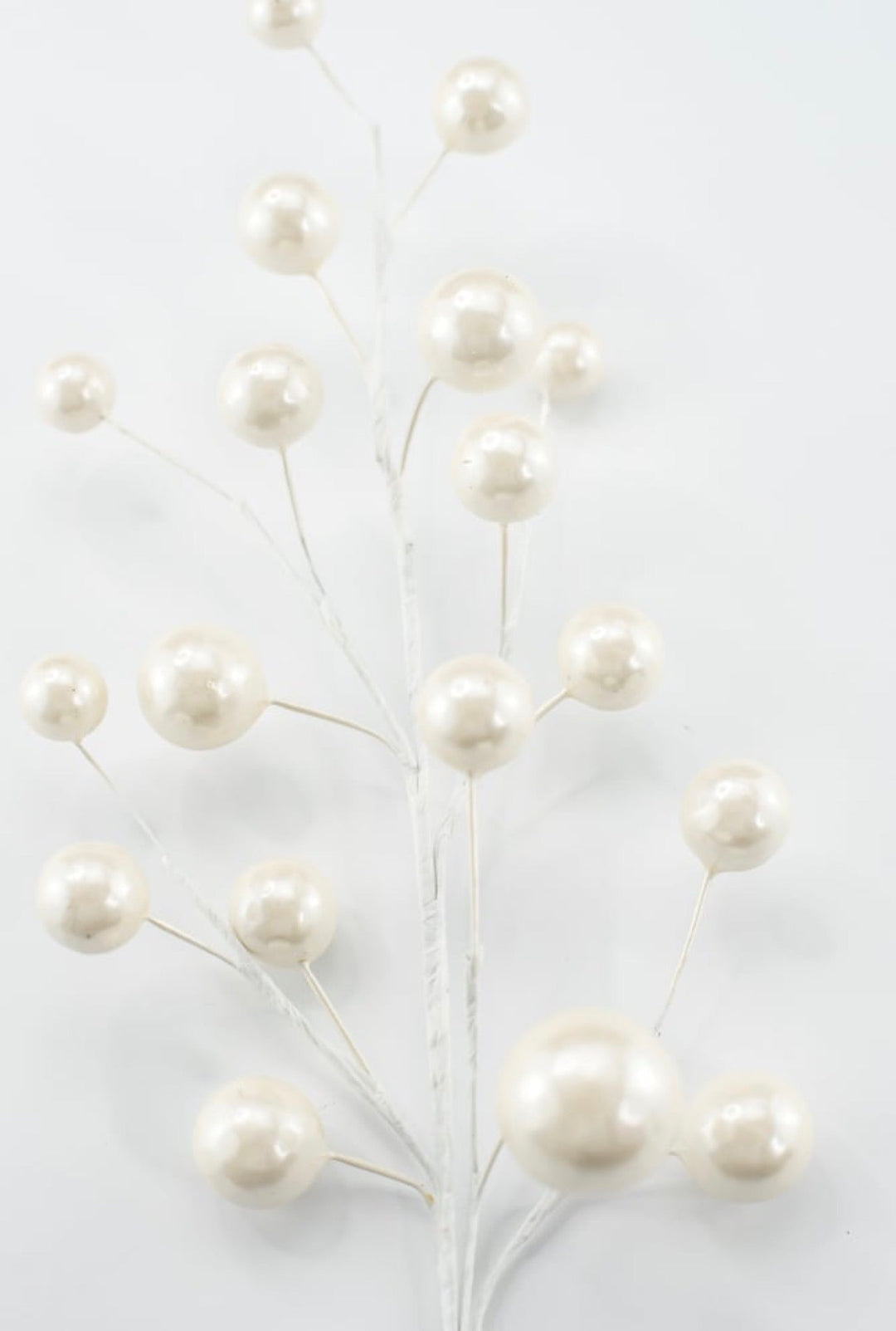 White Pearl Berry Pick - 18" - Greenery MarketXBK611-WH/P