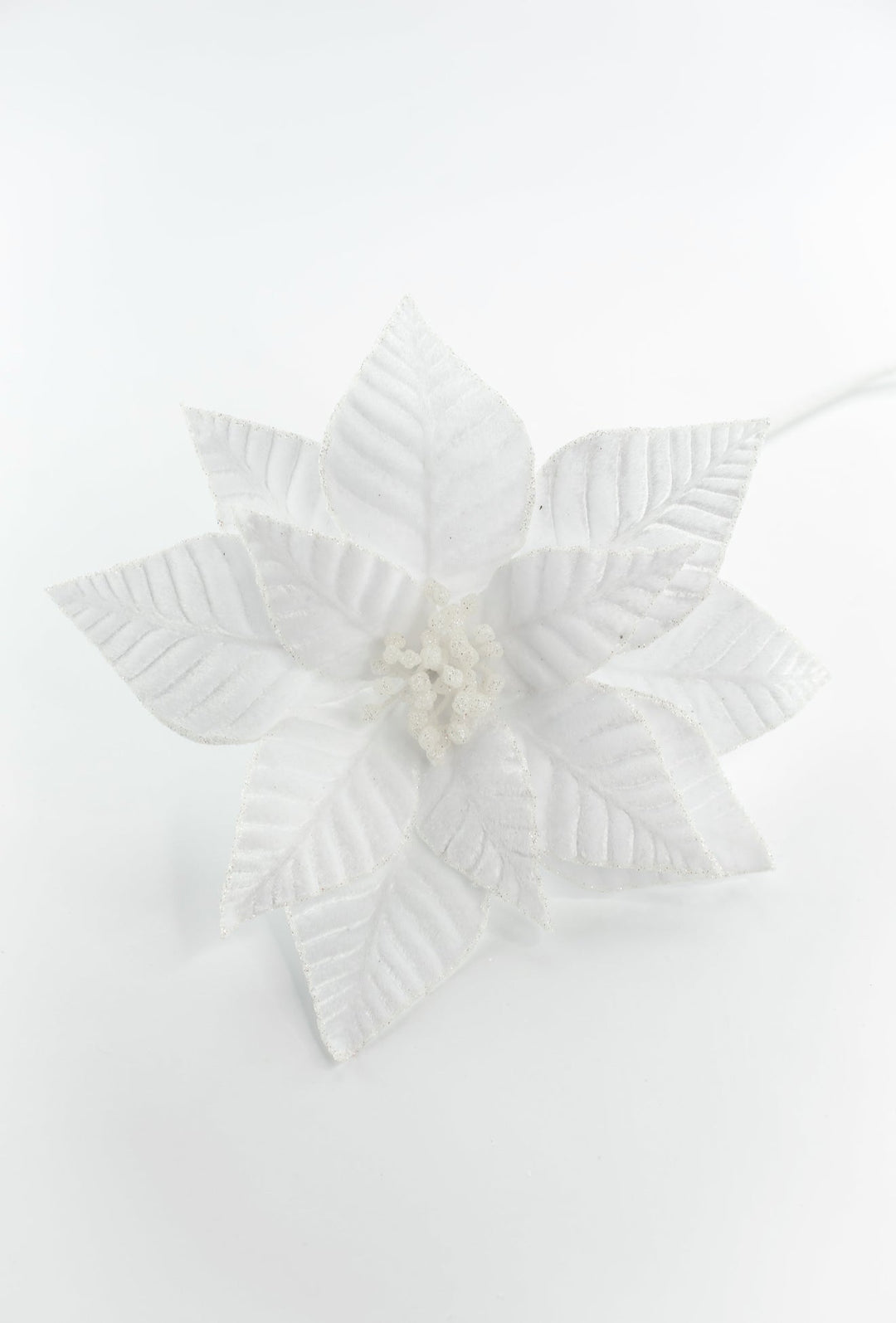 White Poinsettia Stem - Greenery Market86324WT