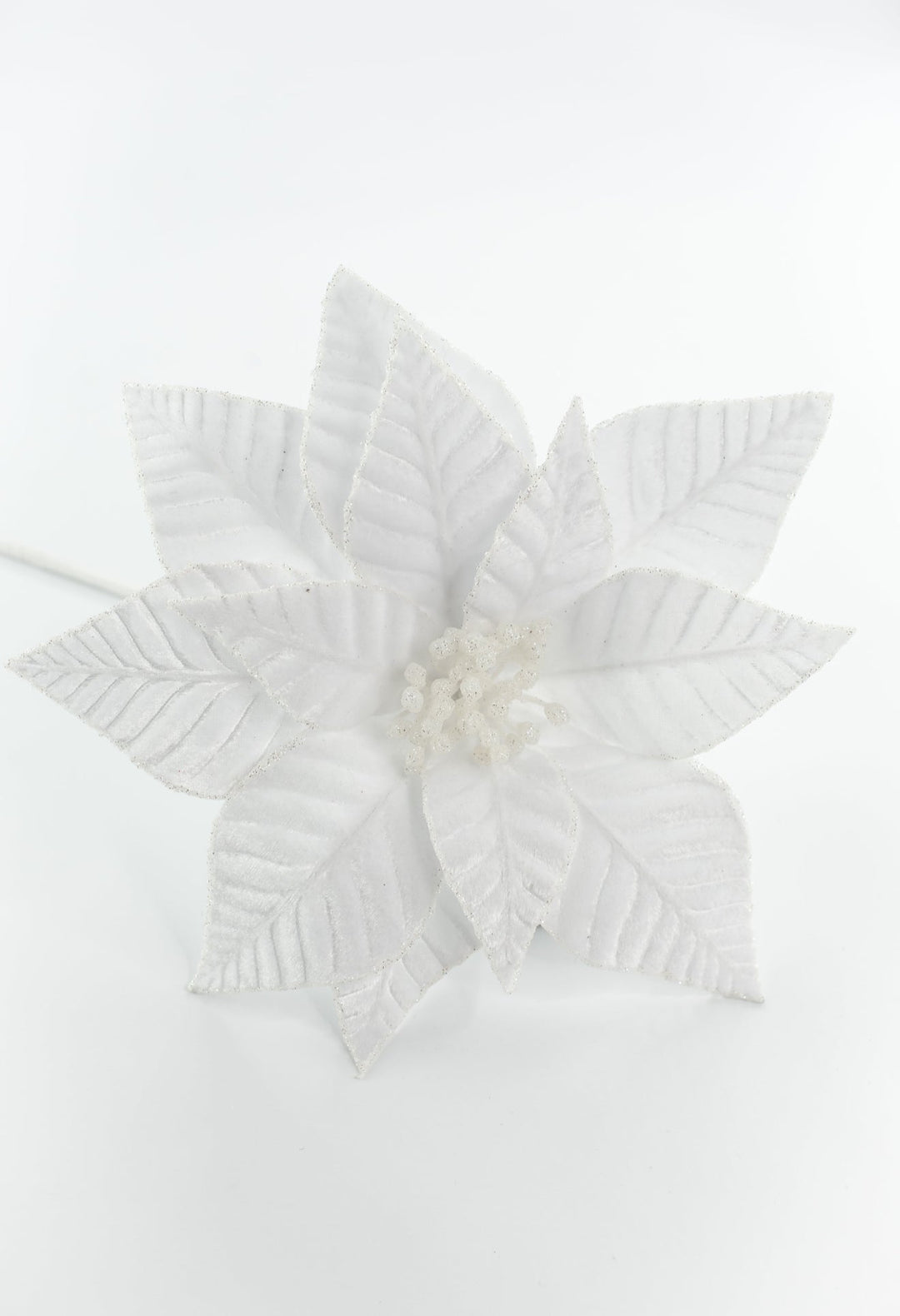 White Poinsettia Stem - Greenery Market86324WT