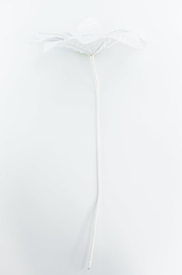 White Poinsettia Stem - Greenery Market86324WT