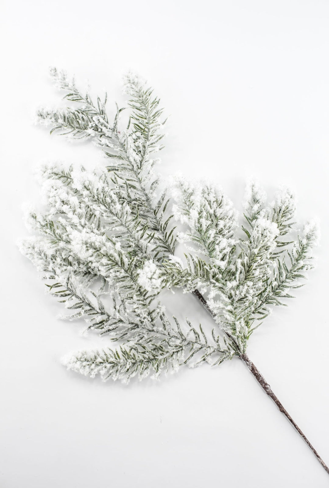 White Snowed Pine Spray - 22" - Greenery MarketYS2253-WH