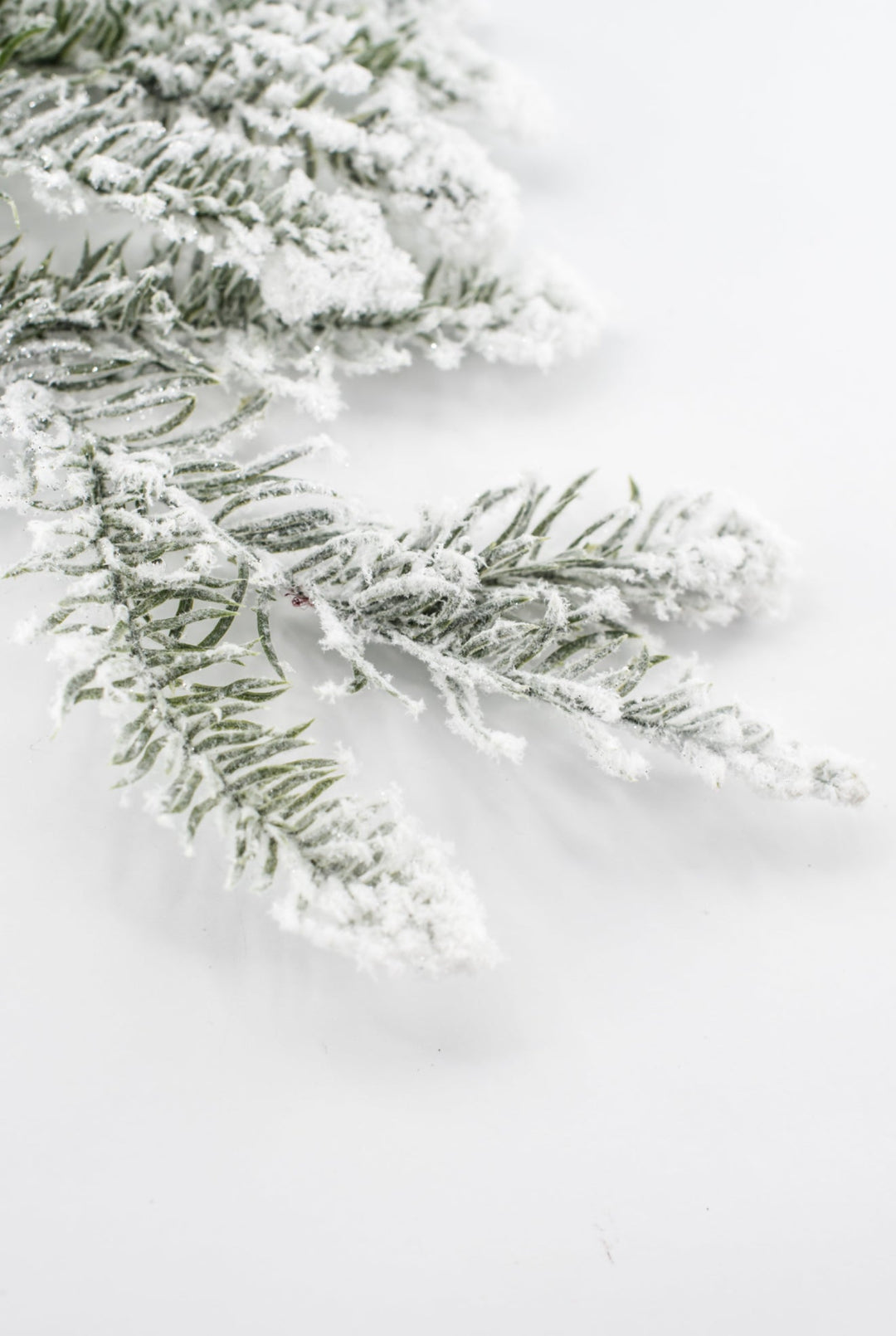 White Snowed Pine Spray - 22" - Greenery MarketYS2253-WH