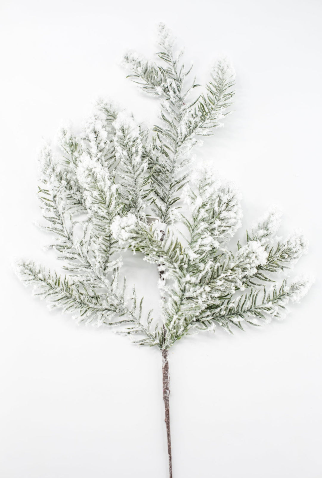 White Snowed Pine Spray - 22" - Greenery MarketYS2253-WH