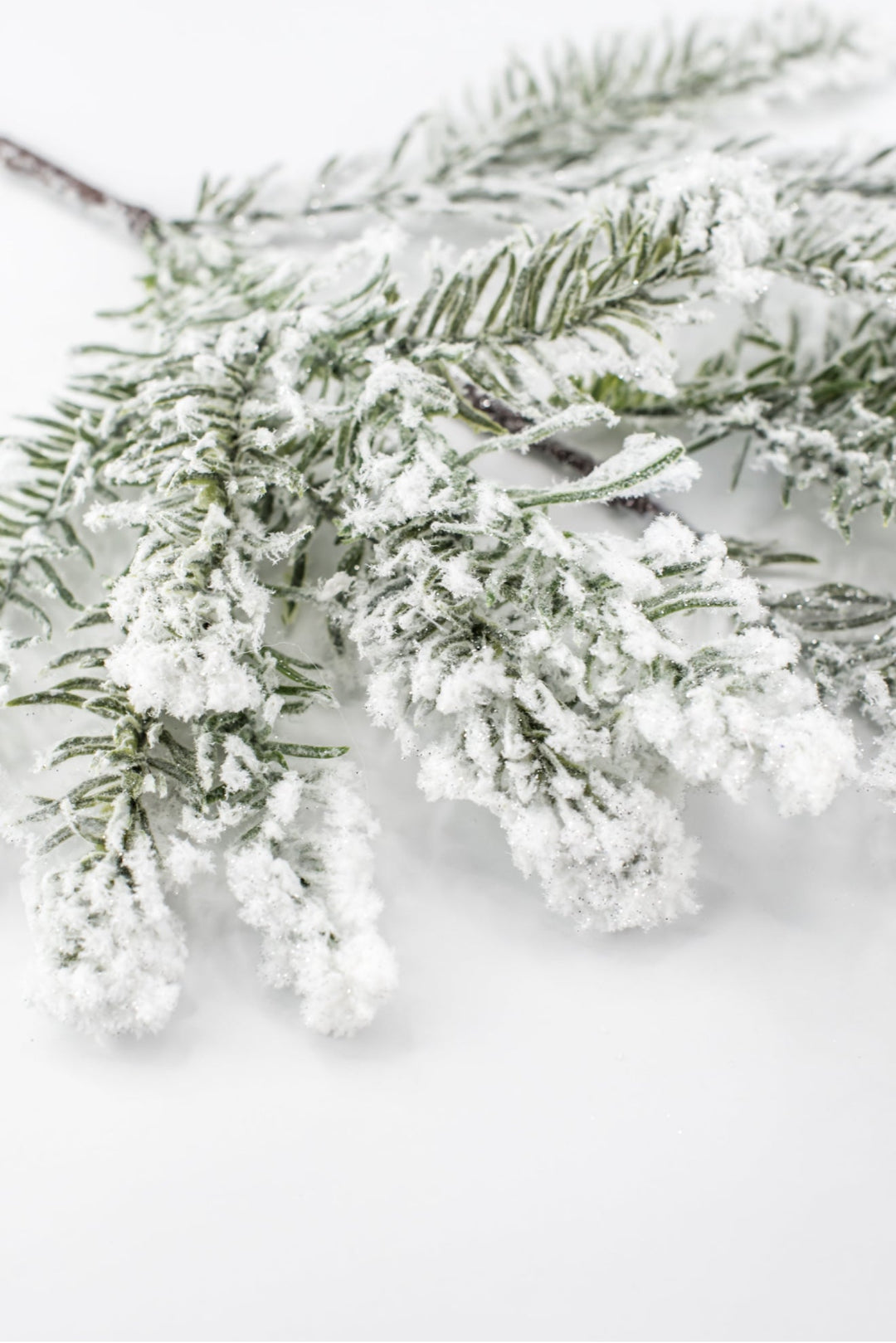 White Snowed Pine Spray - 22" - Greenery MarketYS2253-WH