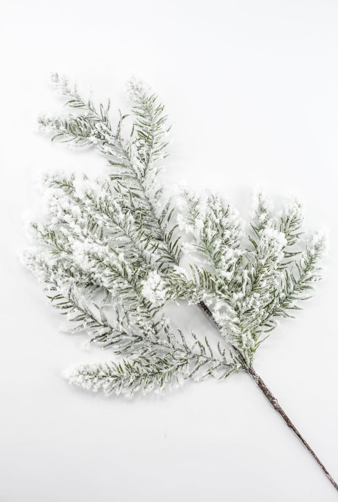 White Snowed Pine Spray - 22" - Greenery MarketYS2253-WH