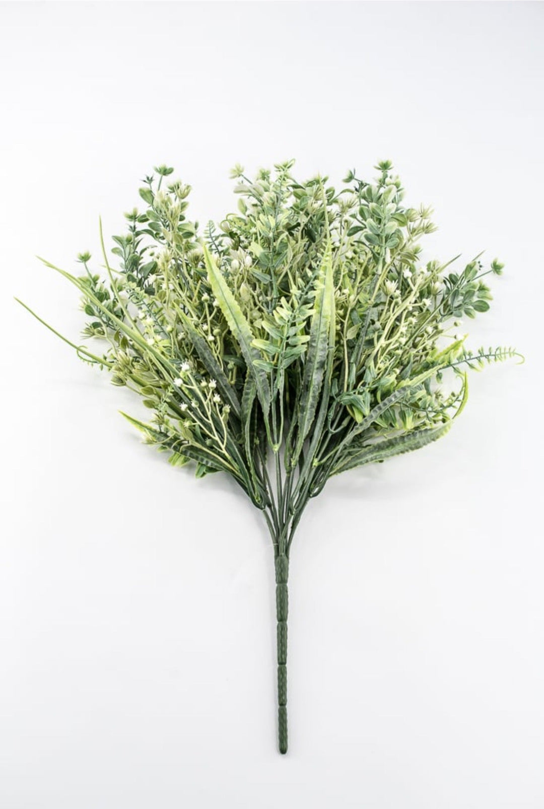 White Tipped Mixed Greenery Bush - 21" - Greenery Market85618-WT