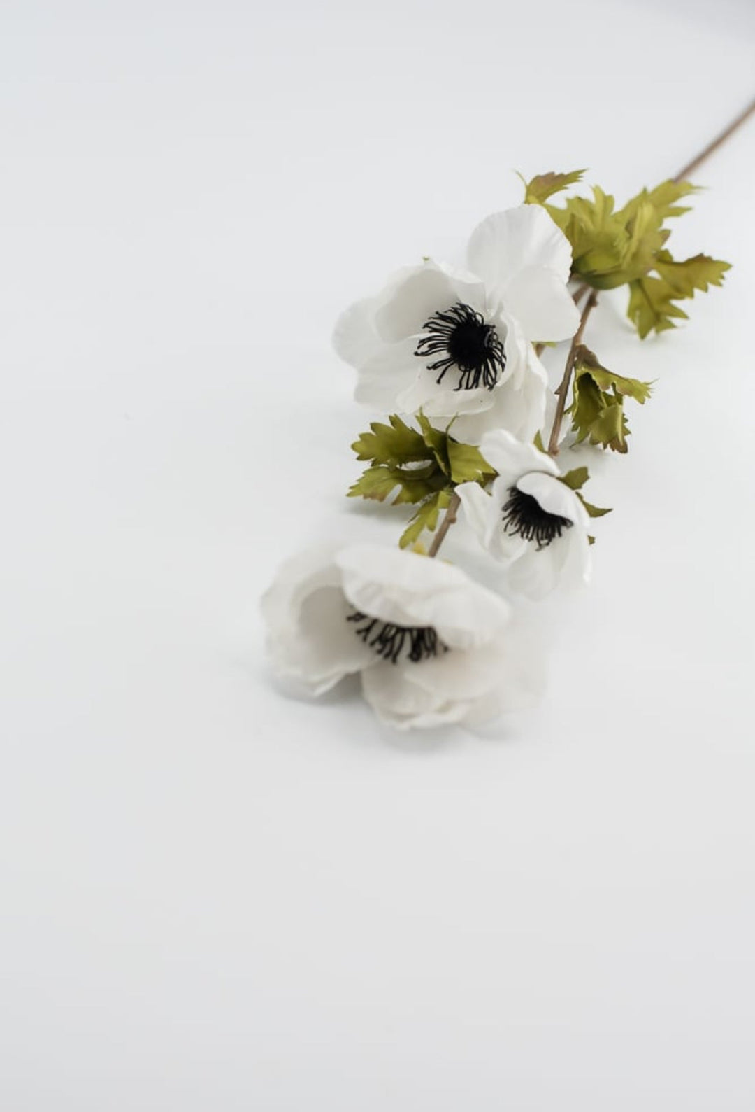 White velvet anemone spray - Greenery Marketartificial flowers4993 w