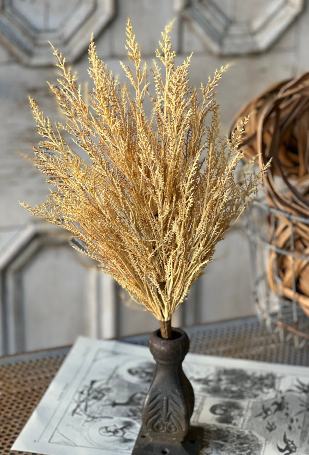 Wild wheat bush - creamy - Greenery MarketgreeneryXVP4368