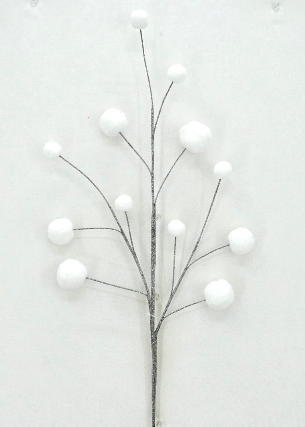 Winter Snow ball spray - white - Greenery MarketPicks63723