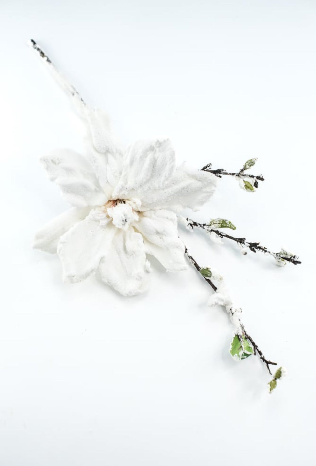 Winter, snowy magnolia stem - Greenery MarketArtificial FloraXS725 - W