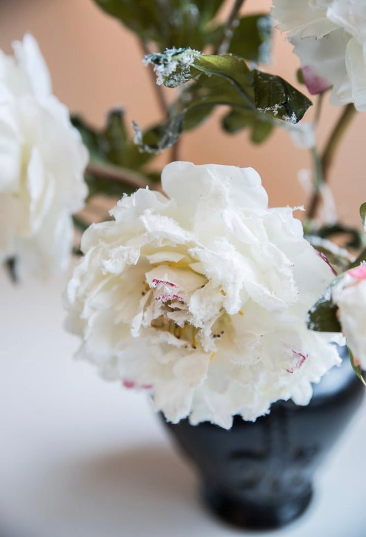 Winter white, snowy, peony spray - Greenery Marketartificial flowers174014