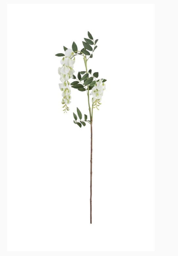 Wisteria spray - white - Greenery Market6463 - W