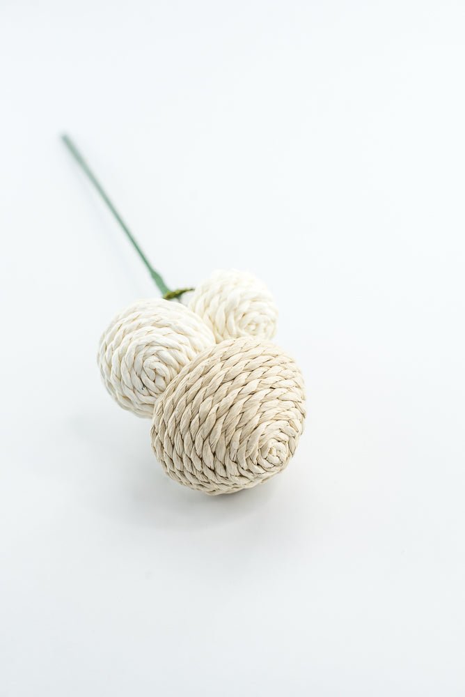 Woven Mushroom Pick - Greenery MarketMT26397