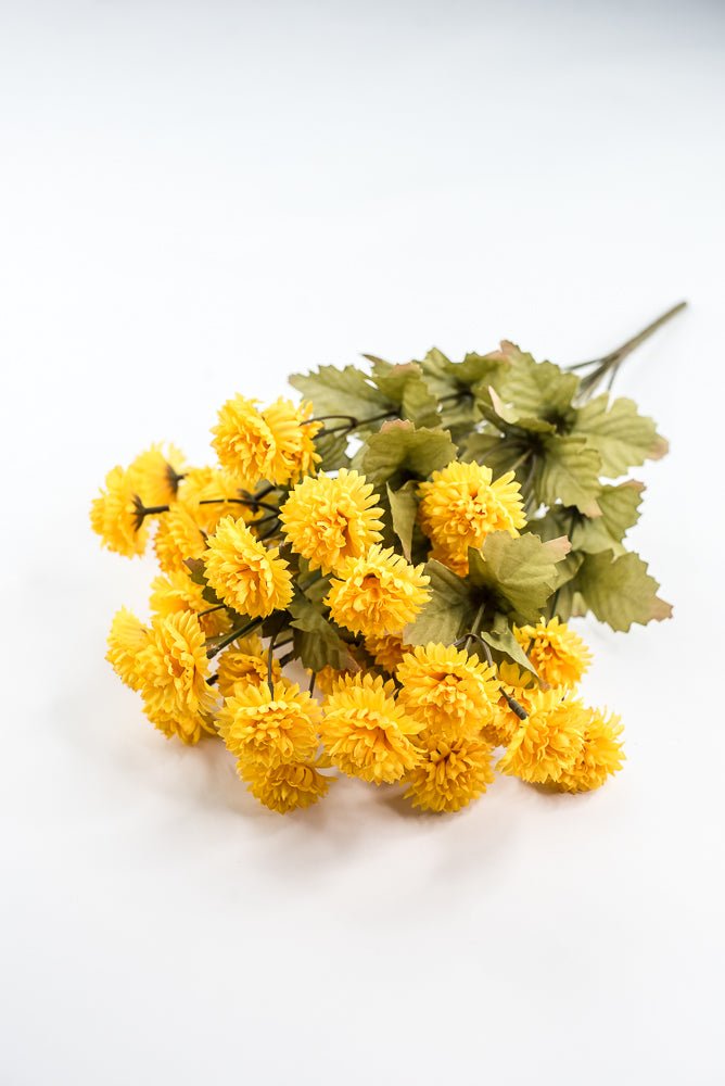 Yellow, Artificial Mum Bush - GM Exclusive - Greenery MarketGM332202YW