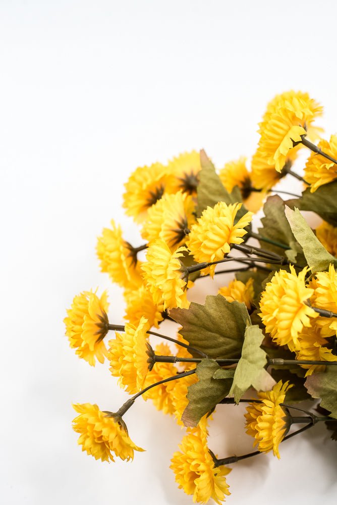 Yellow, Artificial Mum Bush - GM Exclusive - Greenery MarketGM332202YW