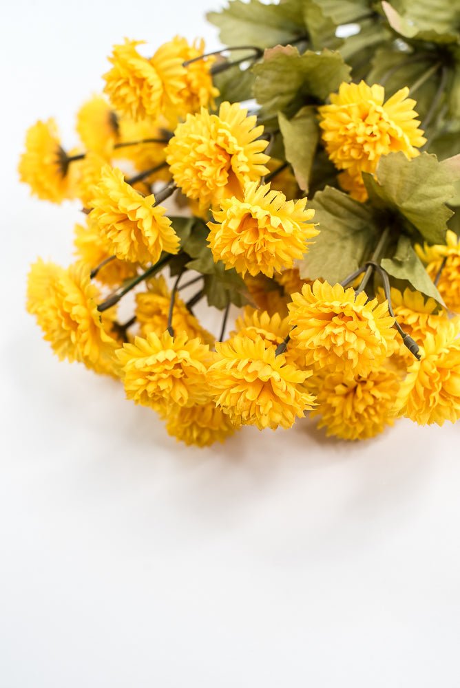 Yellow, Artificial Mum Bush - GM Exclusive - Greenery MarketGM332202YW