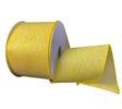 Yellow brights with shimmer wired ribbon, 2.5" - Greenery Marketwired ribbon41219-40-22