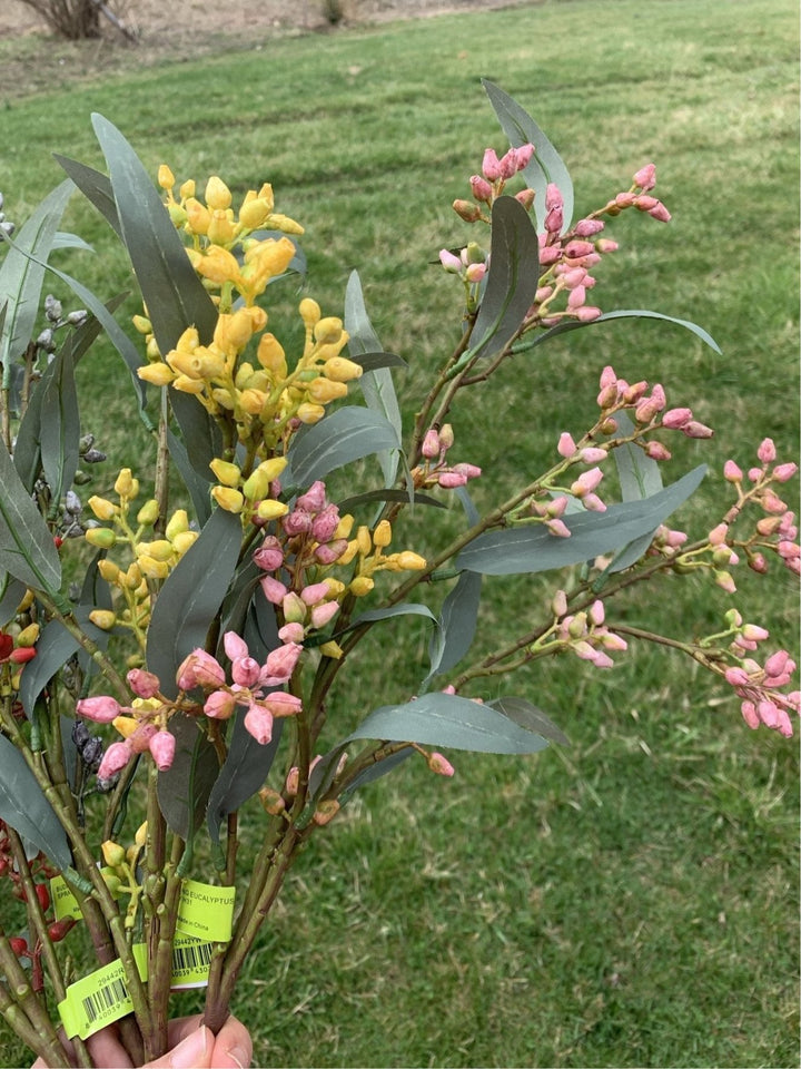 Yellow budding berry spray - Greenery Marketartificial flowers29442YW