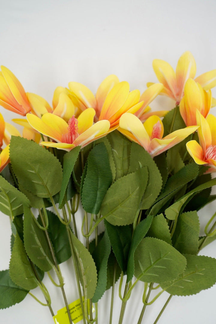 Yellow Japanese Magnolia Bush - 20" - Greenery MarketArtificial Flowers64010YW