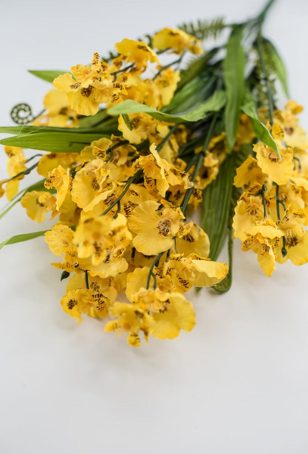 Yellow mini orchid bush - Greenery Market84038-YEL