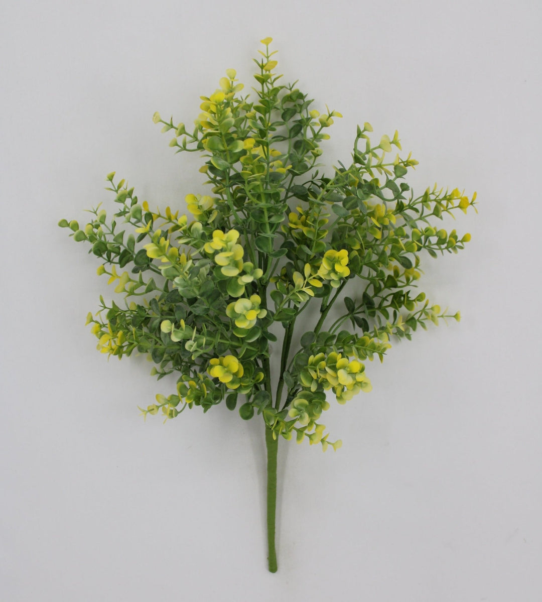 Yellow Plastic Eucalyptus Bush - 17" - Greenery Market65467-YEL