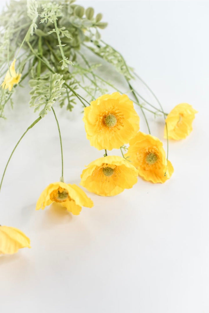 Yellow Poppy Bush - 21" - Greenery Market40445-YEL