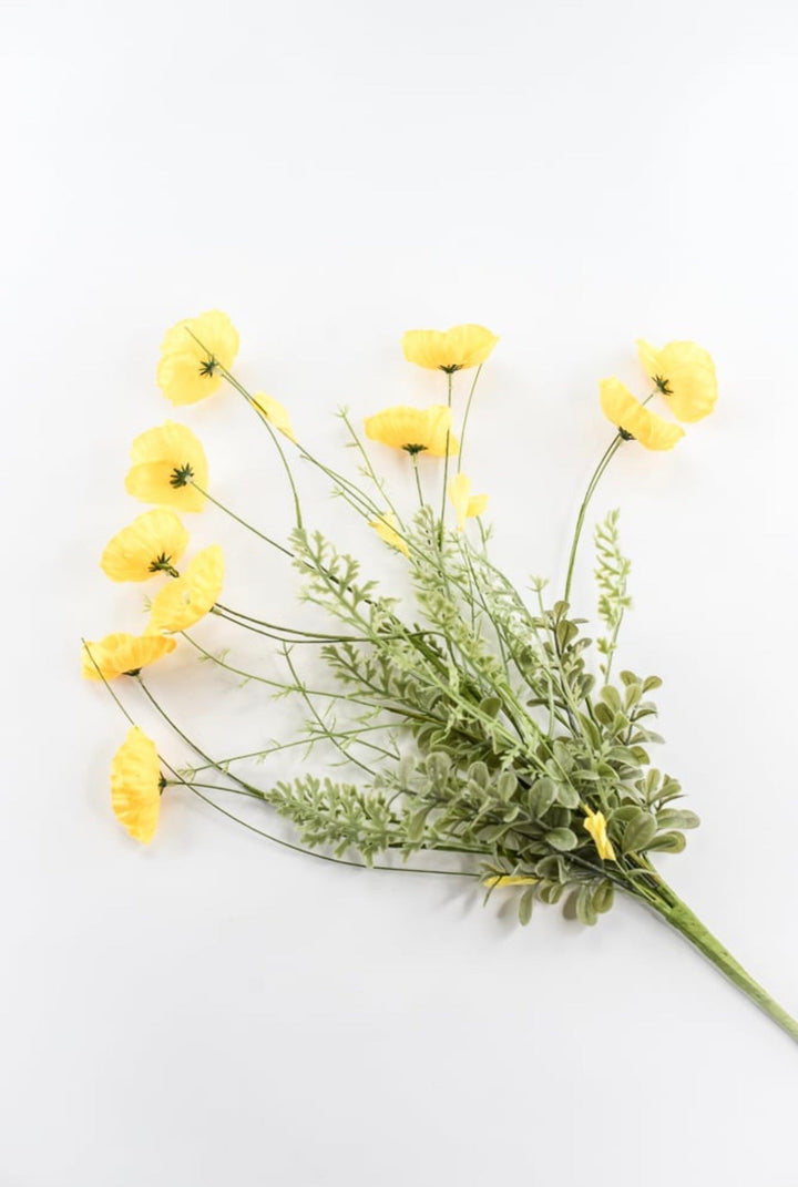 Yellow Poppy Bush - 21" - Greenery Market40445-YEL