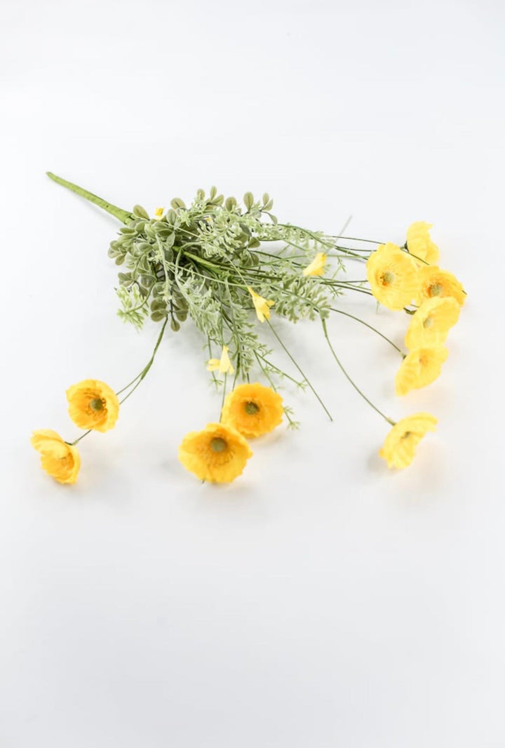 Yellow Poppy Bush - 21" - Greenery Market40445-YEL