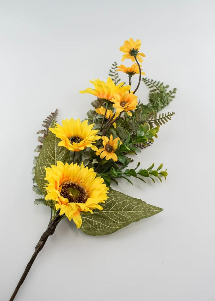 Yellow Sunflower spray - Greenery Marketartificial flowersFN1620