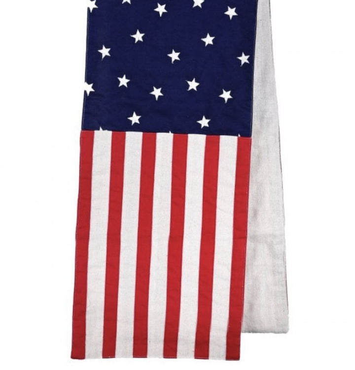 American Stars and Stripes table runner 13” x 72” - Greenery Market Home decor