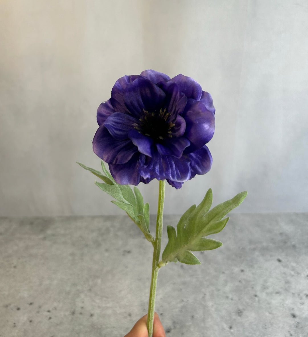 Anemone Poppy stem - purple - Greenery Marketartificial flowersMtf23723 purp