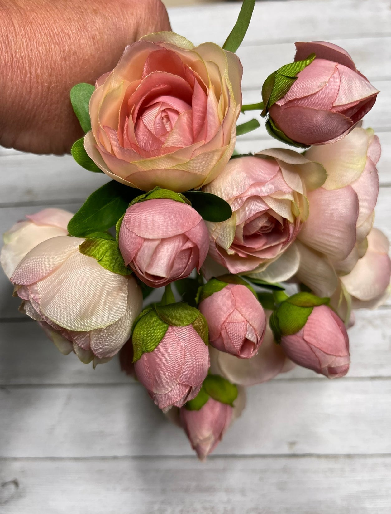 Antique Pink ranunculus bundle - Greenery Marketartificial flowers26033
